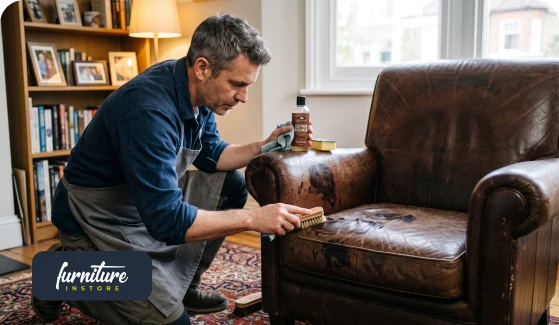 How to Remove Stains from a Leather Armchair Safely
