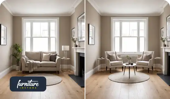 Small Sofa vs Two Armchairs: Which Works Better in a Small Living Room?