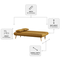 Alva Pumpkin Sofa Bed