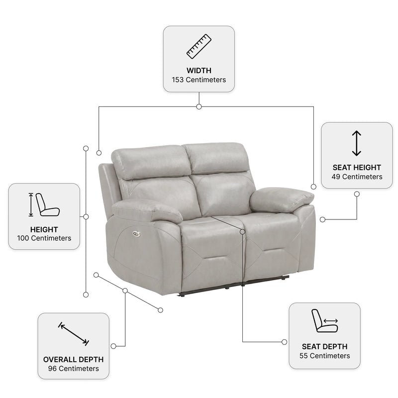 Electric Power Recliner 2+1+1 Sofa Set