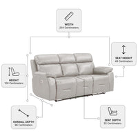 Electric Recliner 3 Seater Sofa
