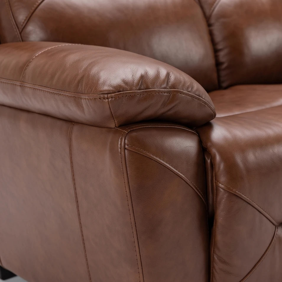 RivellO Tan 3+2 Seater Sofa Set