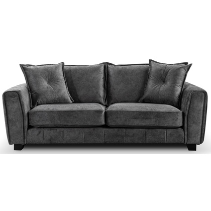 Somerford grey fabric 3 seater sofa