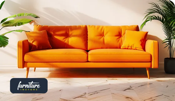 The Statement Piece: Why a 3 Seater Sofa in Vibrant Orange is the Heart of the Home