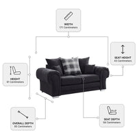 verona-scatter-black-fabric-2-2-seater-sofa-set-2-seater-measurement-diagram