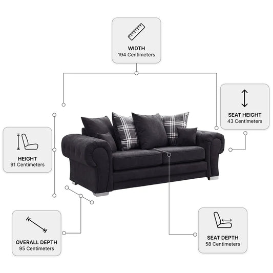 verona-scatter-black-fabric-3-2-seater-sofa-set-3-seater-measurement-diagram