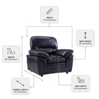 Verona Leather Measurement