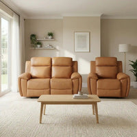 caramel-electric-recliner-2-1-seater-set