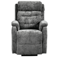 Bilbury Grey Fabric Rise & Recline Mobility Chair