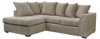 Byron Caramel  Fabric LHC Corner Sofa