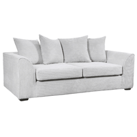Byron Shark Fabric 3 Seater Sofa