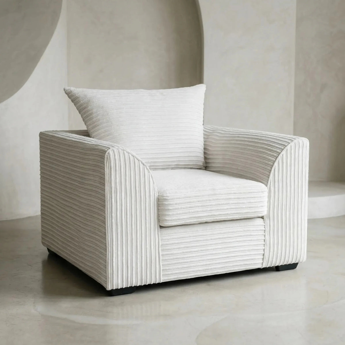 Byron Shark Fabric Armchair!!! - Furniture Instore
