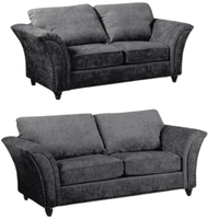 Canterbury Grey Fabric 3+2 Seater Sofa Set