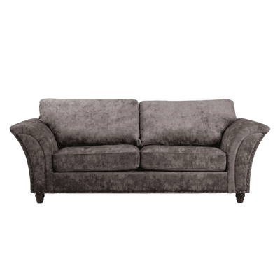 Canterbury Truffle Fabric 3 Seater Sofa