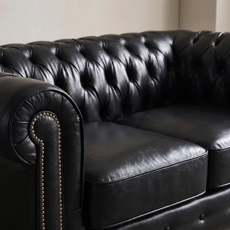 classic-black-antique-leather-2-seater-chesterfield