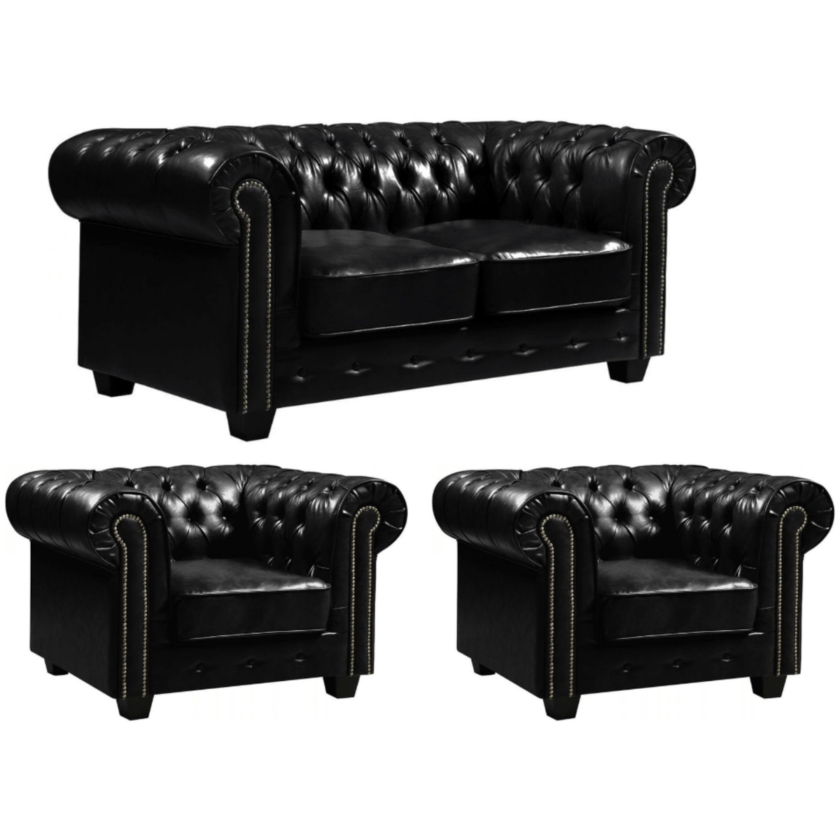 black-antique-leather-chesterfield-2-1-1-seater-sofa-set