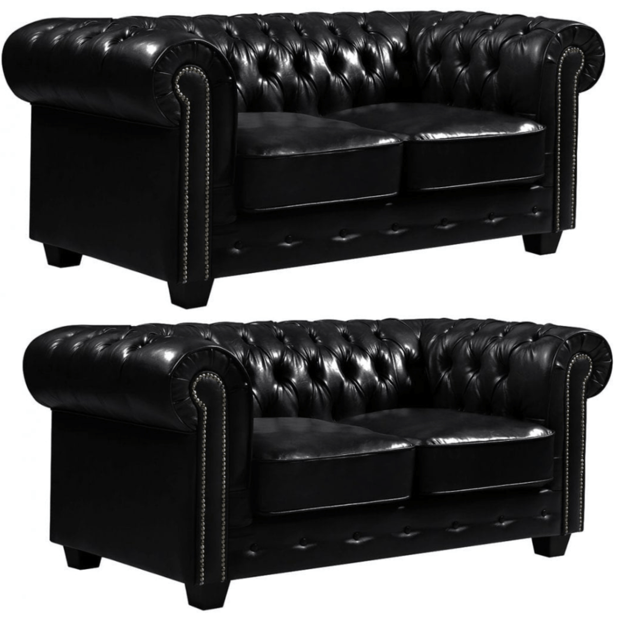 black-antique-leather-chesterfield-2-2-seater-sofa-set