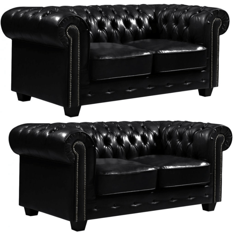 black-antique-leather-chesterfield-2-2-seater-sofa-set