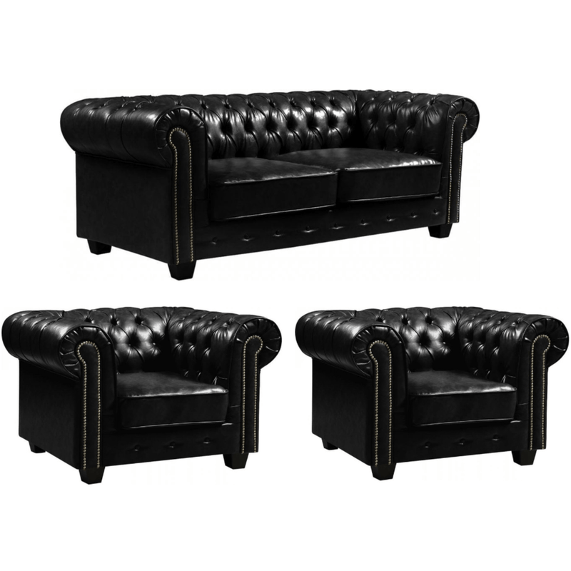 black-antique-leather-chesterfield-3-1-1-seater-sofa-set