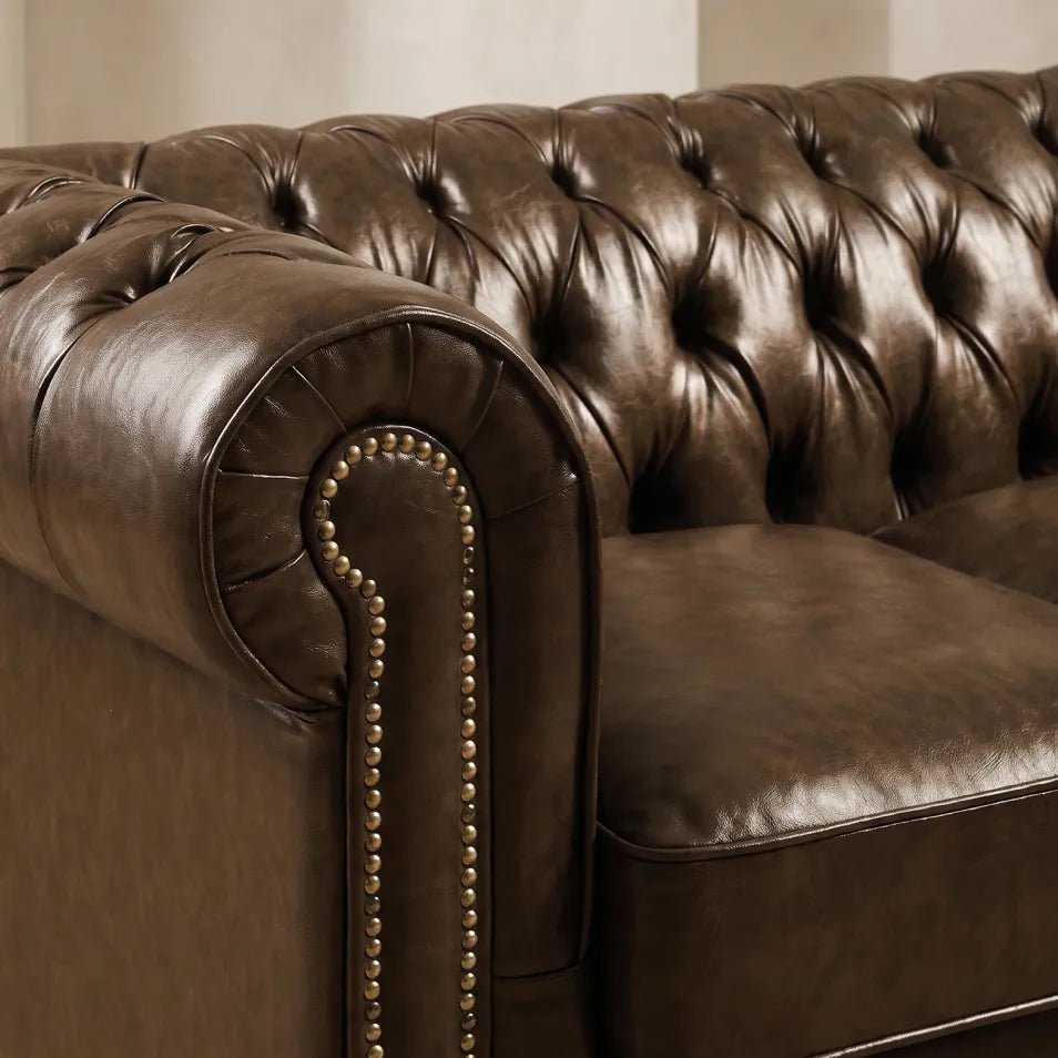 classic-brown-antique-leather-2-seater-chesterfield