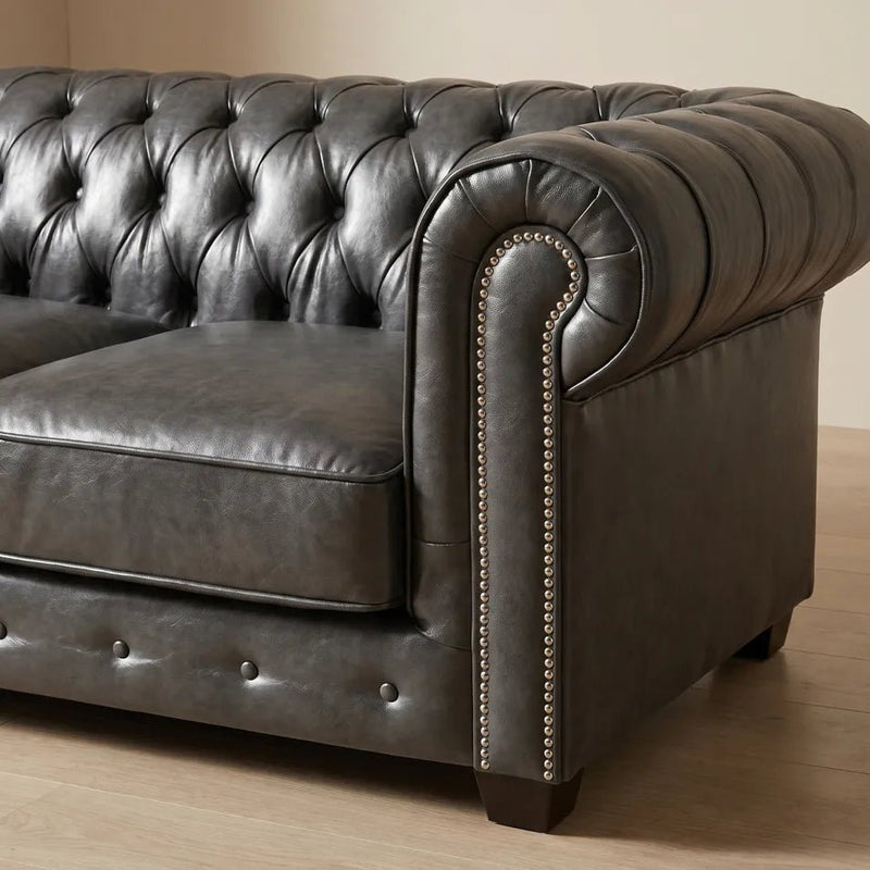grey-leather-chesterfield-sofa-for-elegant-living-room