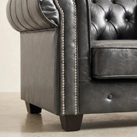 chesterfield-grey-leather-antique-2-1-1-seater-sofa-set-armchair-view-1