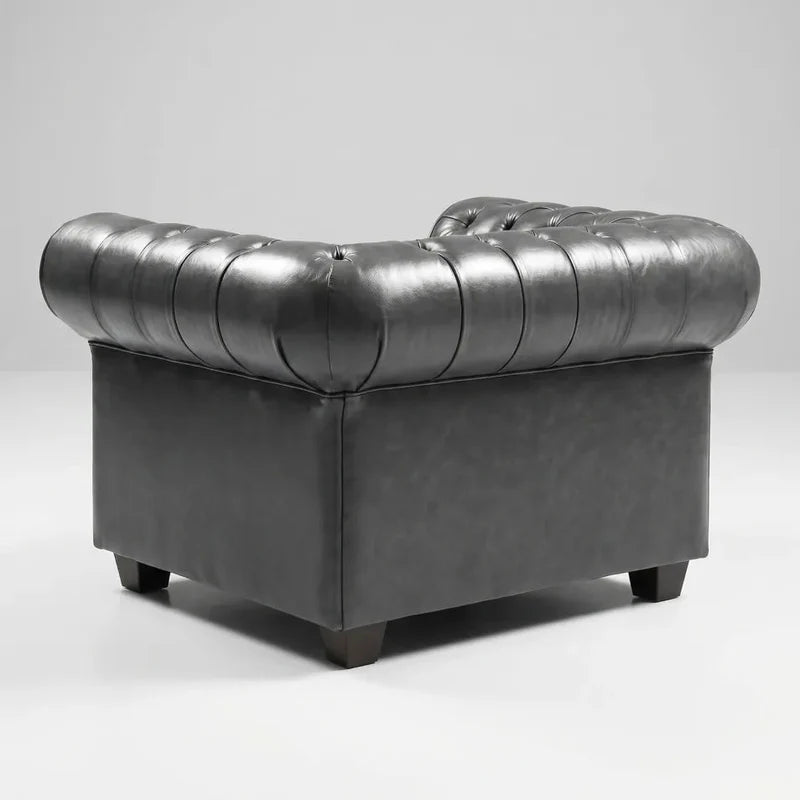 chesterfield-grey-leather-antique-3-1-1-seater-sofa-set-armchair-view-2