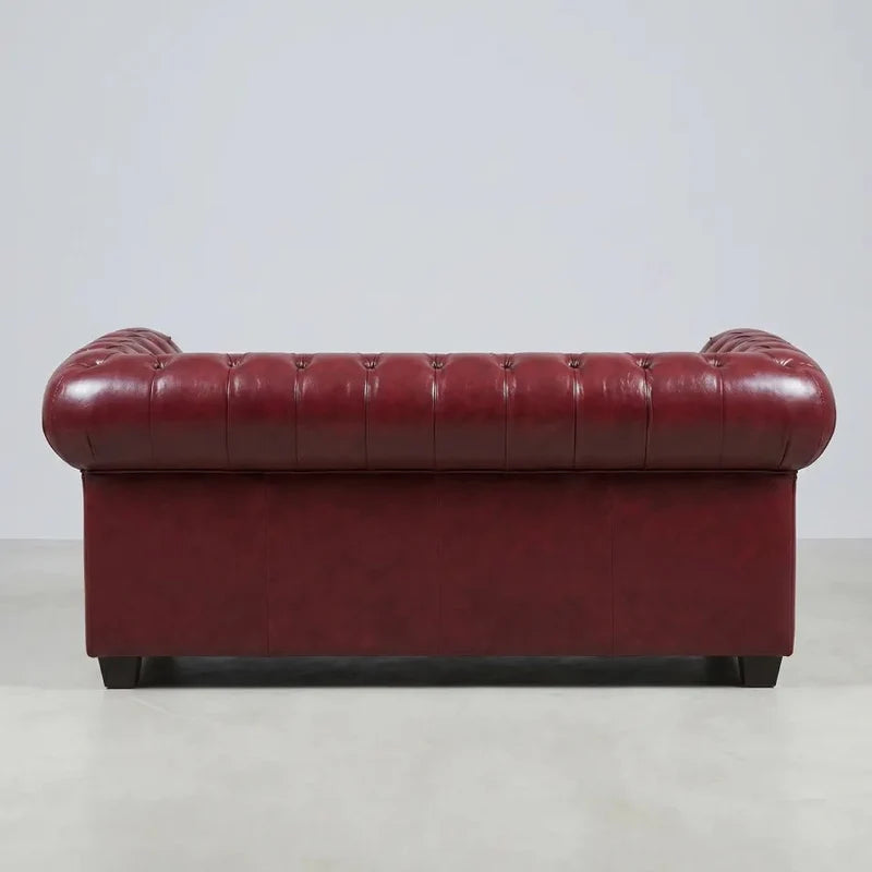 chesterfield-red-leather-antique-2-2-seater-sofa-set-2-seater-sofa-view-3