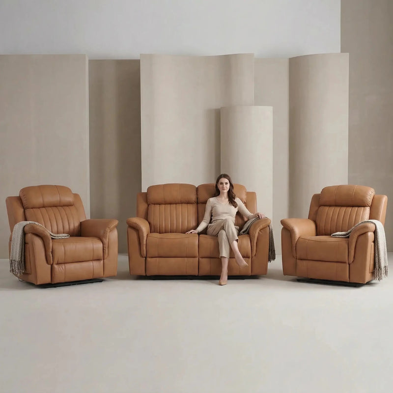 cidliano-genuine-leather-caramel-recliner-armchair-sofa-set