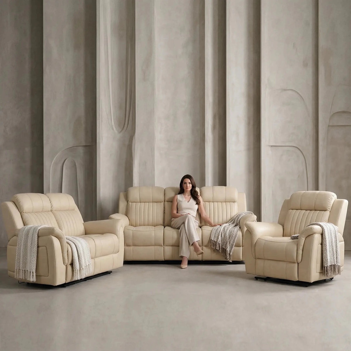 cidliano-genuine-leather-cream-recliner-armchair-sofa-set