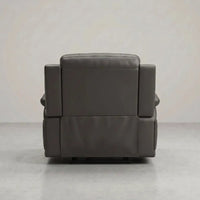 Cidliano Genuine Leather Grey Electric Recliner 2+1+1 Seater Sofa Set