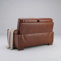 Dalmore Genuine Leather Tan 2+2 Seater Sofa Set