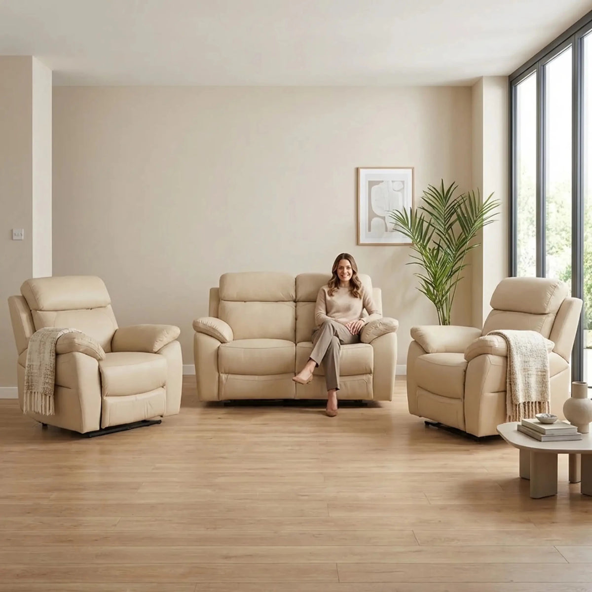 dandrea-genuine-leather-cream-recliner-armchair-sofa-set