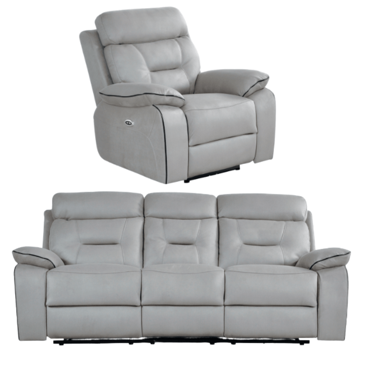 Gray reclifoster-light-grey-living-room-recliner-setner chair
