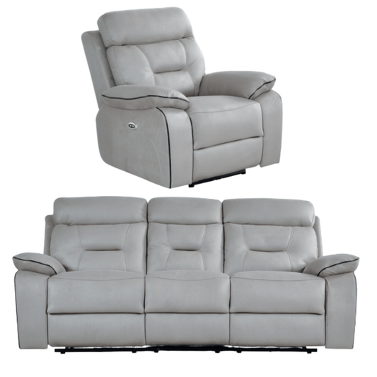 Gray reclifoster-light-grey-living-room-recliner-setner chair 