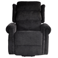 Kingsbury Black Fabric Rise & Recline Mobility Chair