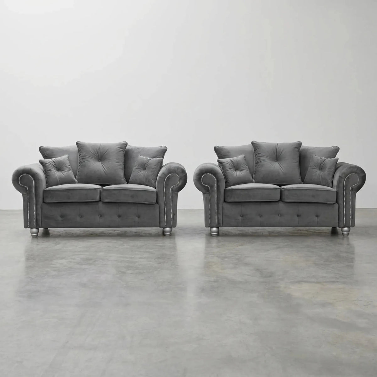 grey-fabric-velvet-sofa-set