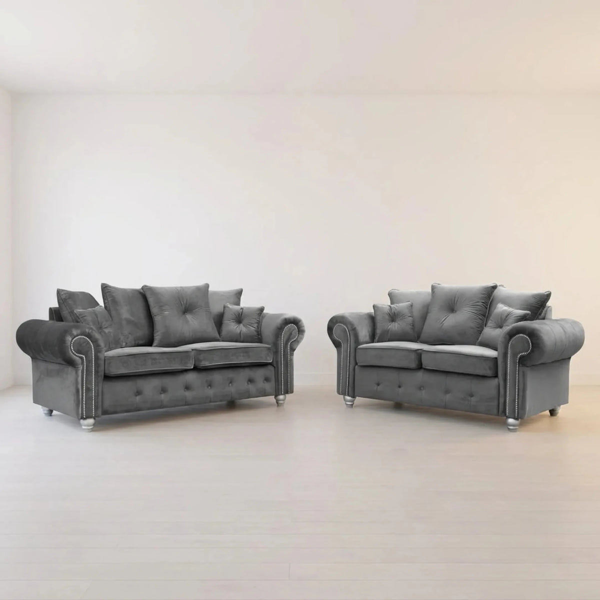 grey-fabric-velvet-sofa-set