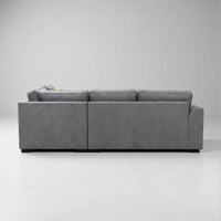 Orka Sofa Grey Fabric Right Hand Corner Sofa - RHC - Furniture Instore