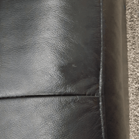 Outlet Dalmore Genuine Leather Black Armchair - Furniture Instore