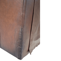 Outlet Dalmore Genuine Leather Tan 3 Seater Sofa - Furniture Instore