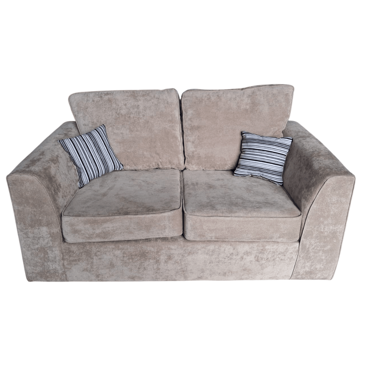 Outlet Nancy Beige Fabric 2 Seater Sofa - Furniture Instore