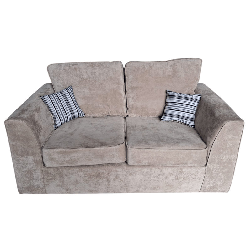 Outlet Nancy Beige Fabric 2 Seater Sofa - Furniture Instore