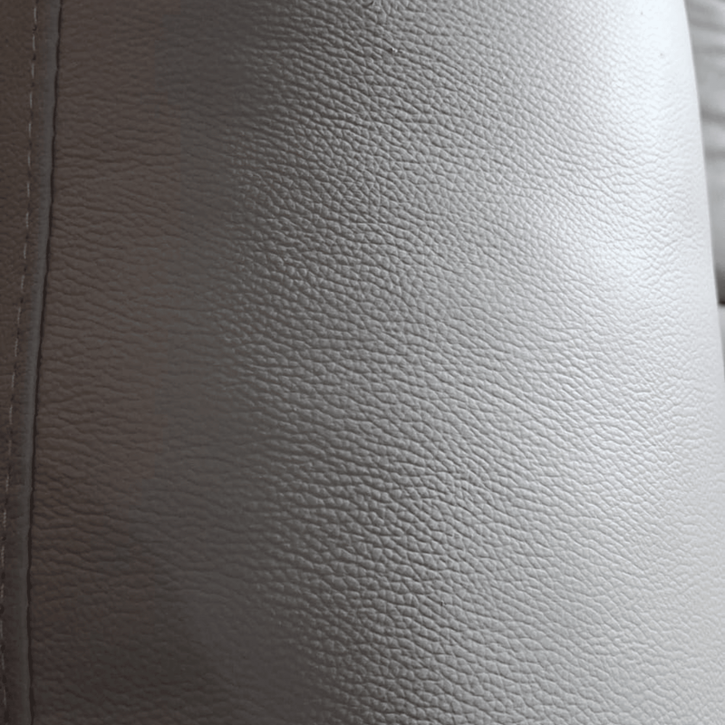 Outlet Renato Genuine Leather Light Grey Electric Power Recliner 2 Seater Sofa - Furniture Instore