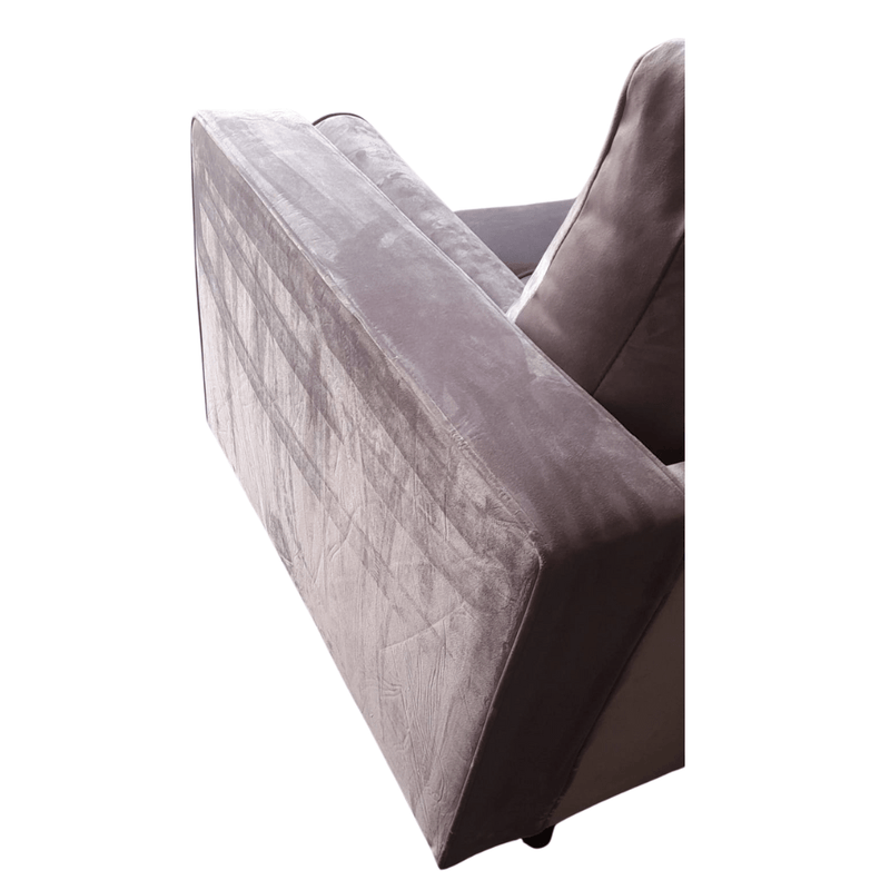 Outlet Scott Dusty Rose Velvet 4 Seater Sofa - Furniture Instore
