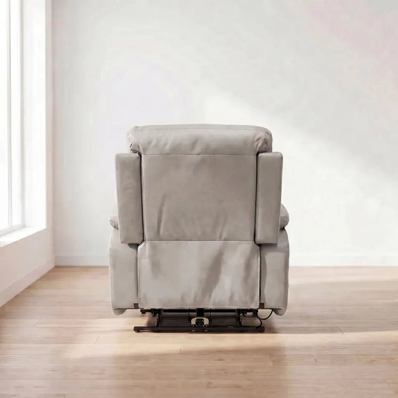 light-grey-leather-electric-recliner-armchair
