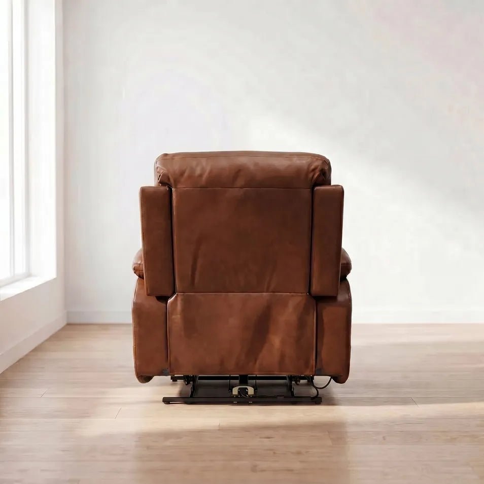 renato tan power recliner armchair