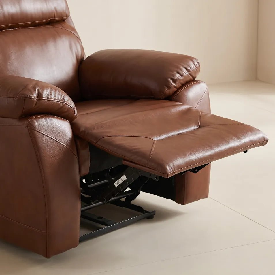 Renato Tan Power Recliner Armchair - view 5 - Furniture Instore