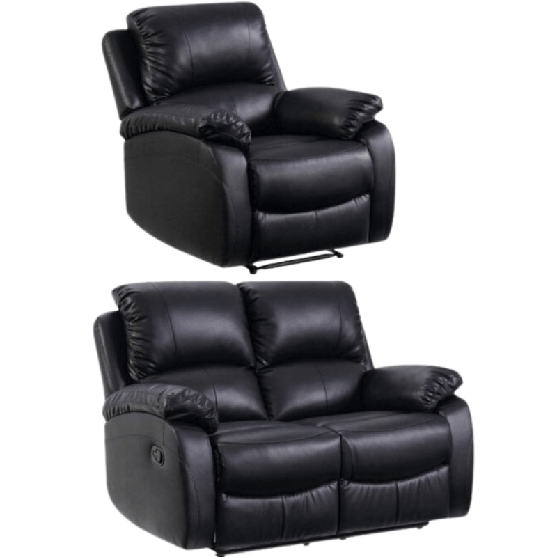roma-black-manual-leather-2-1-seater-set