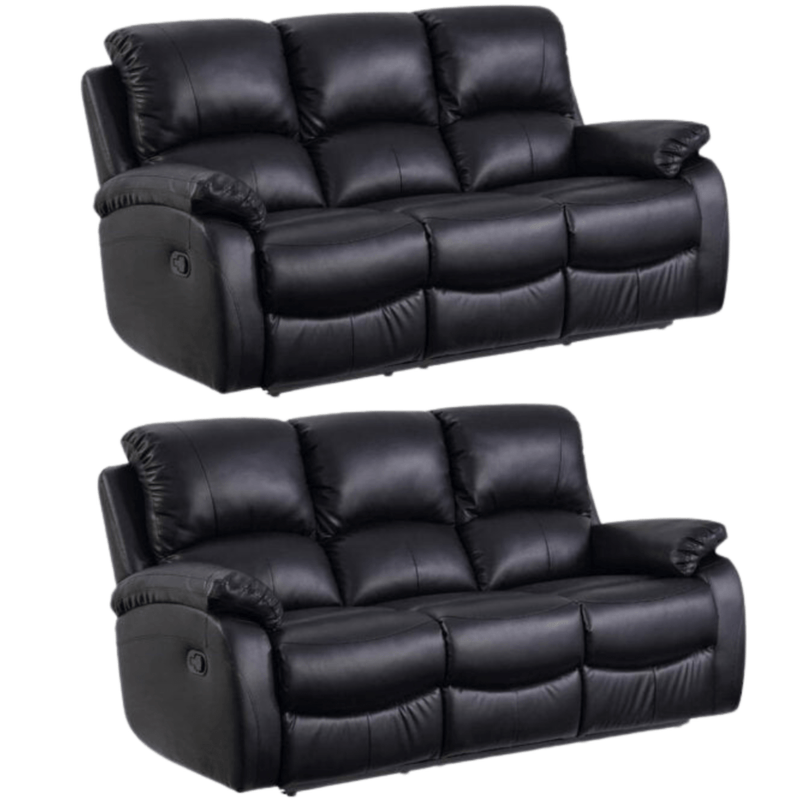 roma-black-manual-leather-3-3-seater-set